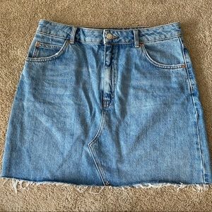 Topshop Denim Skirt